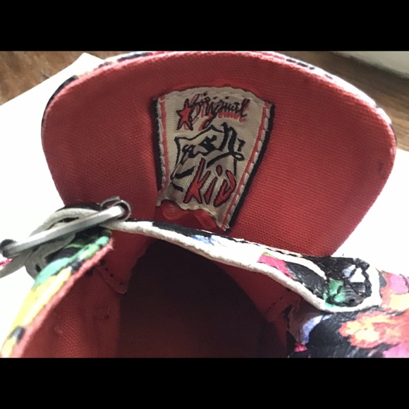 Ash Kids 13 Printed Leather & Buckles Hi-Tops - Picture 5 of 8